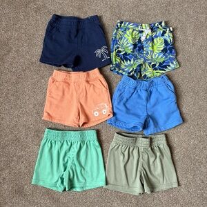 Kids Assorted Color Shorts Set